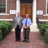 President Yun-han Chu Visited Harvard-Yenching Library Librarian James Cheng