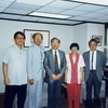 Professor  Tsun-wu Chang of Academia Sinica and his research team visited the Foundation