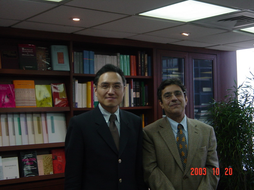 20031020歐洲漢學學會主席貝羅貝教授來訪