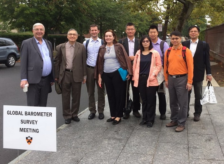 2016朱雲漢執行長赴美國普林斯敦大學出席全球動態調查工作會議
