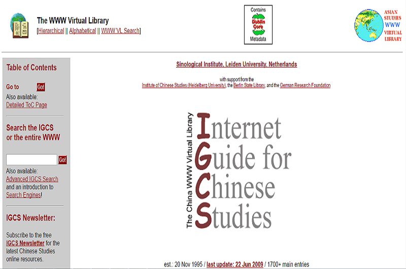 Internet Guide for China Studies 